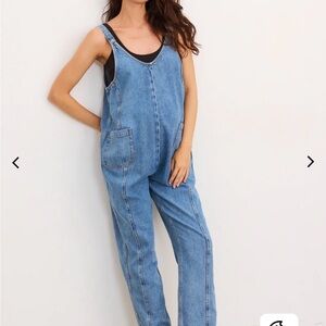 Hatch Blue Denim Jumpsuit